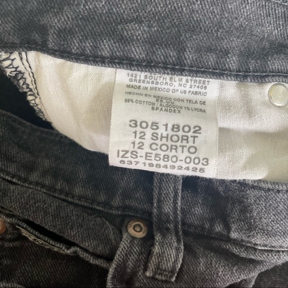 Black Lee Regular Fit Denim Size 12 Short - Picture 4 of 5